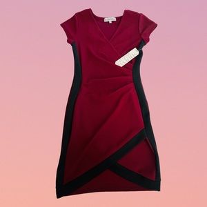 NEW Almost Famous Burgundy dress